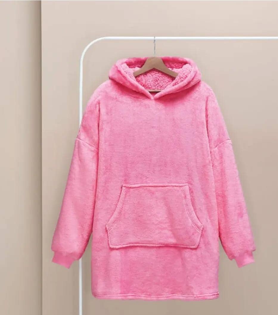 هودی زنانه از برند اروپایی نرم لطیف و گرم جنس حوله ایی  ،سایز ۴۶تا۴۸