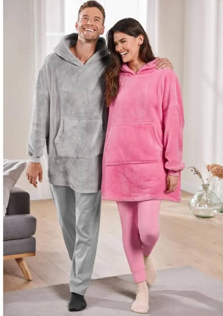 هودی زنانه از برند اروپایی نرم لطیف و گرم جنس حوله ایی  ،سایز ۴۶تا۴۸